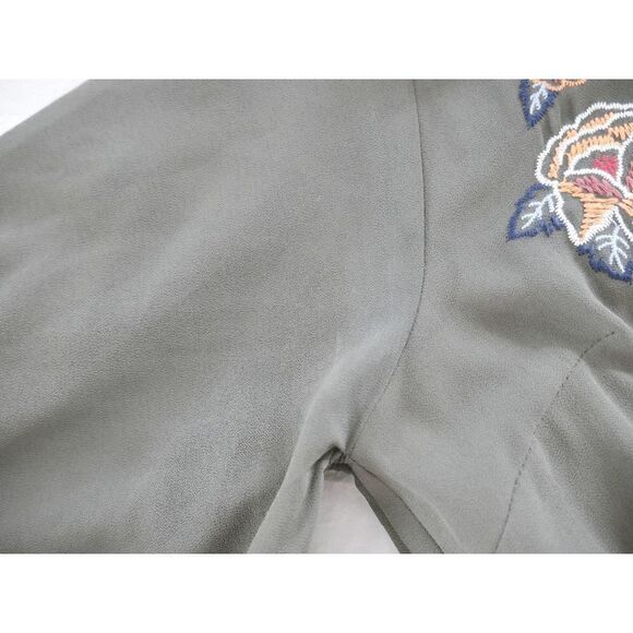 FLYING TOMATO |  Boho Bell Sleeve Green Dress Size S - Picture 7 of 9